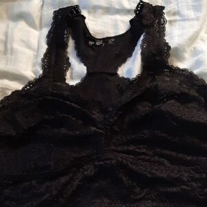 Torrid Black Lace Bra with Intricate Detailing